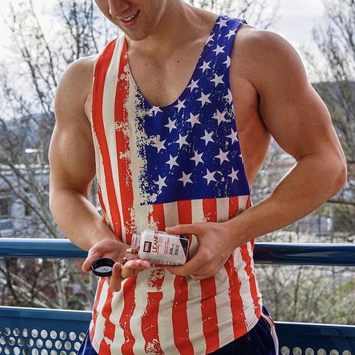 Men's Fashion Flag Printed Vest