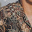 Hawaiian Black Beach Print Short Sleeve