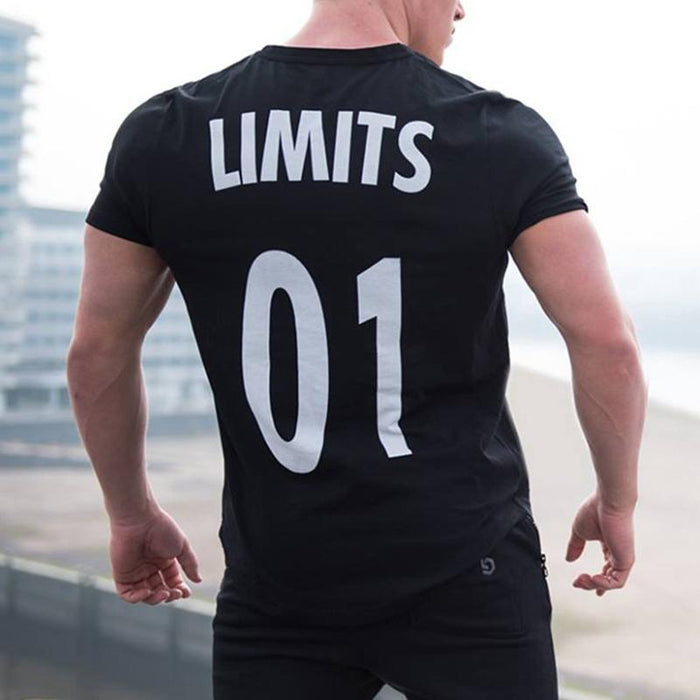 Round Neck Letter Printing Sweat Men's Tops