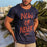 Men's Casual Fashion Printed Short-sleeved T-shirt
