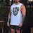 Men's Fashion Letter Printed Cotton Fitness Vest