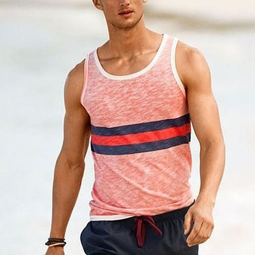 Men's Leisure Vacation Loose Sleeveless T-shirt