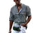 Men'S Fashion Temperament Printed Short-Sleeved Shirt