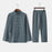 Casual Men's Tang Suits Long Sleeve Tops & Pants Two-pieces Chinese Style