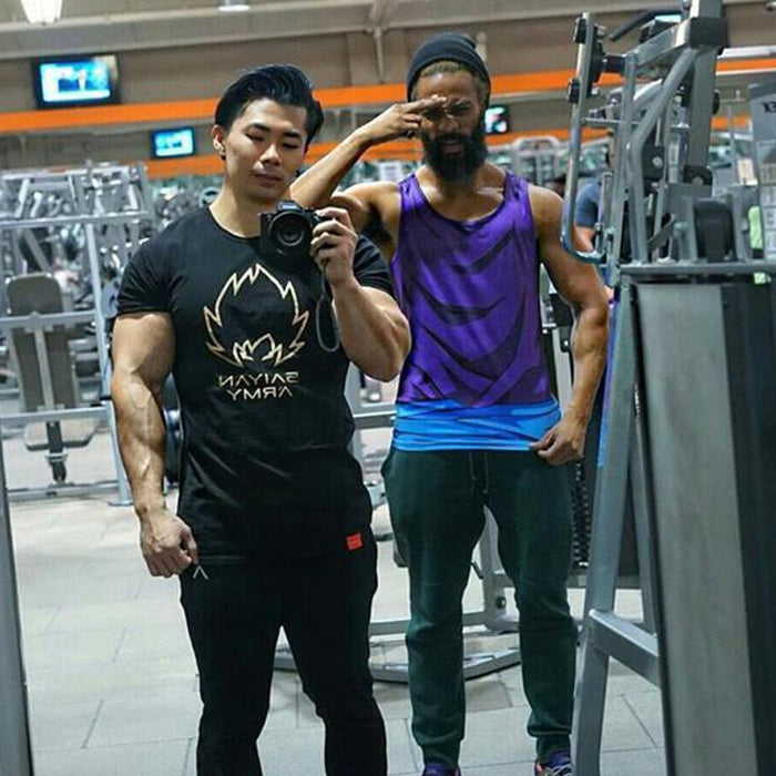 Men's Short Sleeve Sports Outdoor Fashion Cotton T-Shirt