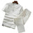Men's Cotton Linen Short-sleeved T-shirt Shorts Summer Casual Outdoor Sports Set