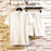 Men's Short-sleeved T-shirt Shorts Suit Chinese Style Comfort Casual Two-piece