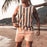 Striped Beach Retro Vest