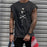 Men's Fashion Rose Print T-shirt Casual