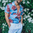 Men's Casual Fashion Flower Print Short Sleeve Shirt