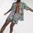 Men'S Summer Colorblock Striped Loose Suit