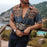Men's Loose Casual Fashion Printed Shirt