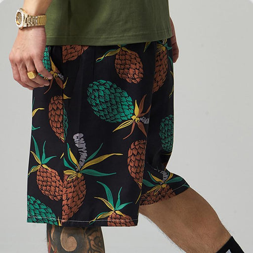 Men Printed Beach Holiday Shorts
