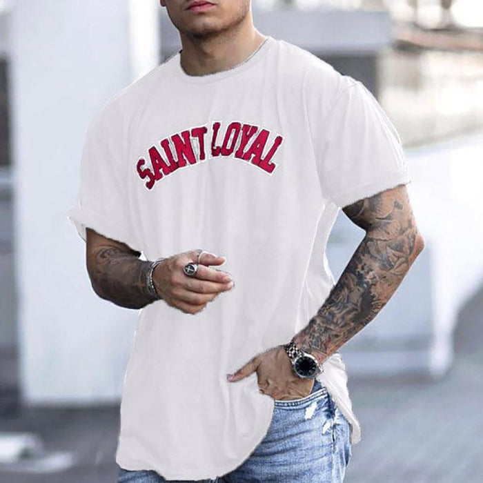 Men's Round Neck T-shirt Casual