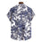 Men'S Casual Beach Cotton And Linen Printed Shirt