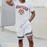 Men Round-Neck Sport Casual Two-Piece Suits