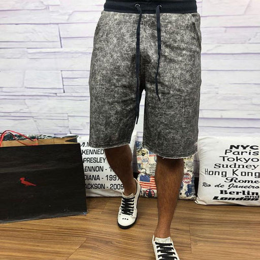 Drawstring Stitching Retro Sports Casual Pants
