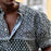 Men'S Fashion Temperament Printed Short-Sleeved Shirt