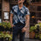 Print Lapel Resort Beach Men's Tops