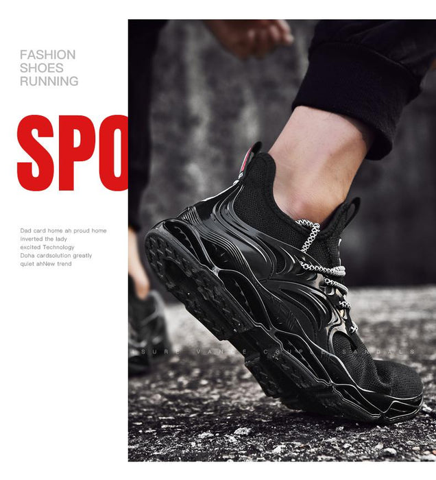 Hot Sale Breathable Blade Lace-Up Style Sneakers