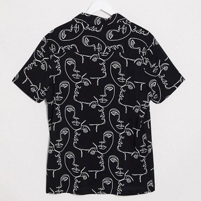 Men'S Summer Printed Casual Suit