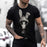 Plue Size Cute Rabbit Print Men's Tops