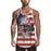 Men's Casual Fashion Printed Sleeveless T-shirt