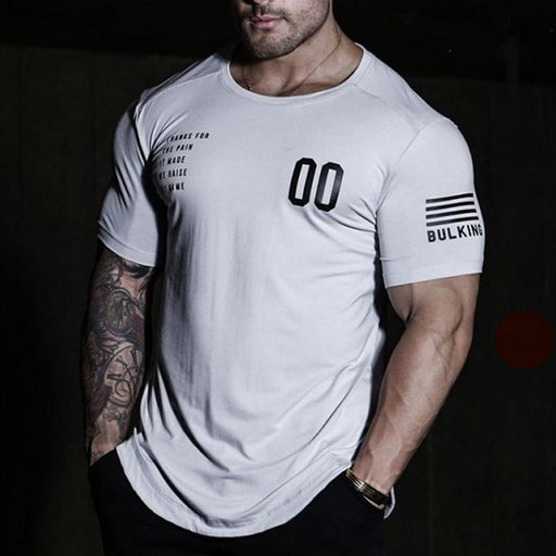 Men's Casual Fitness Round Neck Quick Dry T-Shirt