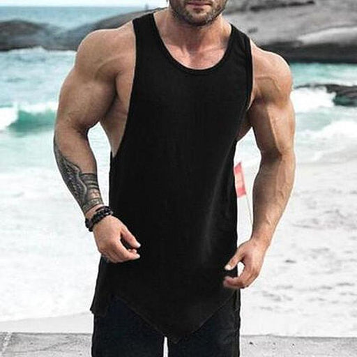 Men's Casual Sports Loose Sleeveless T-shirt