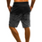 Men Drawstring Waist Ombre Shorts