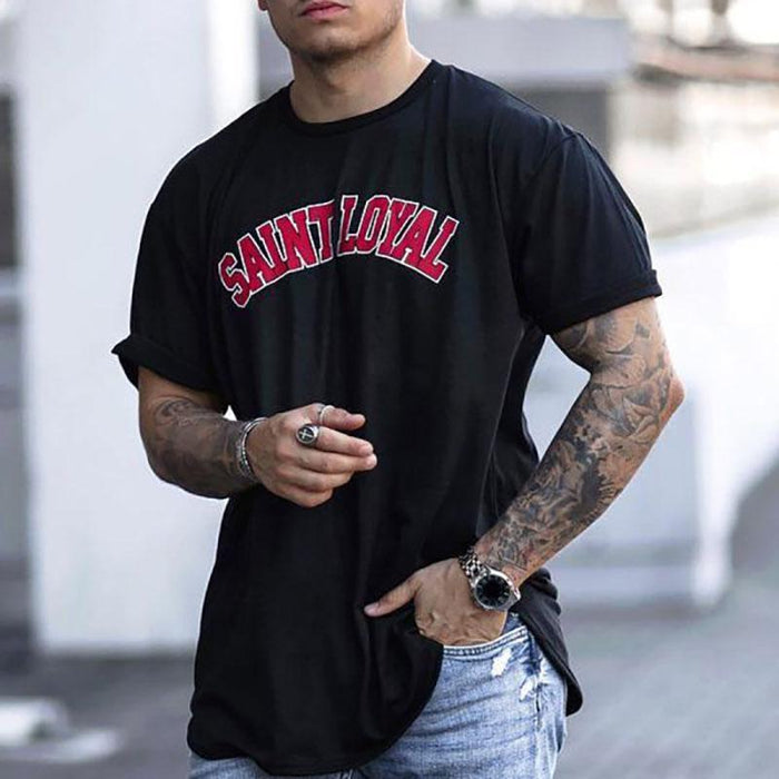 Men's Round Neck T-shirt Casual