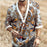 Lace-Up Printed Shirt