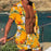 Men's Printed Two-piece Beach Suit