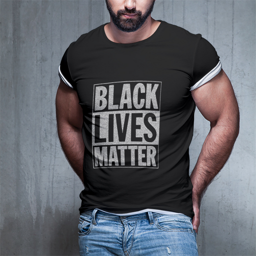 Men's Casual Loose Letter Printed Short Sleeve T-Shirt