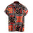 Men'S Printed Lapel Short Sleeve Shirt