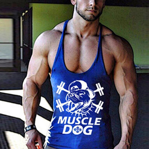 Men's Casual Fashion Printed Sleeveless T-shirt