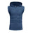 Fashion Hooded Solid Color Vest Undershirt