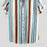 Men Blue Striped Printed Lapel Shirt