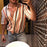 Men Casual Striped Short Sleeves Shirt