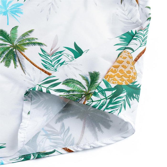 Men'S Coconut Printed Loose Casual Shirt