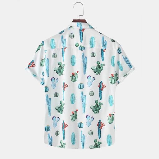 Men'S Cactus Printed Casual Shirt