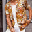 Men Summer Trendy Printed Short Sleeves Shirt