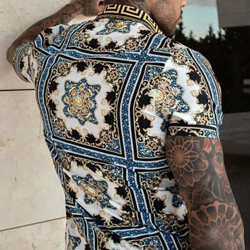 Men's Short-Sleeved Shirt Loose Literary Casual Men's Clothing
