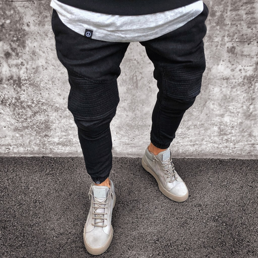 Men's Fashion Light Blue Skinny Jeans