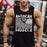 Men's Casual Fashion Printed Sleeveless T-shirt