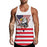 Men's Casual Fashion Printed Sleeveless T-shirt