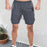 Loose Multi-Pocket Double Layer Men's Shorts