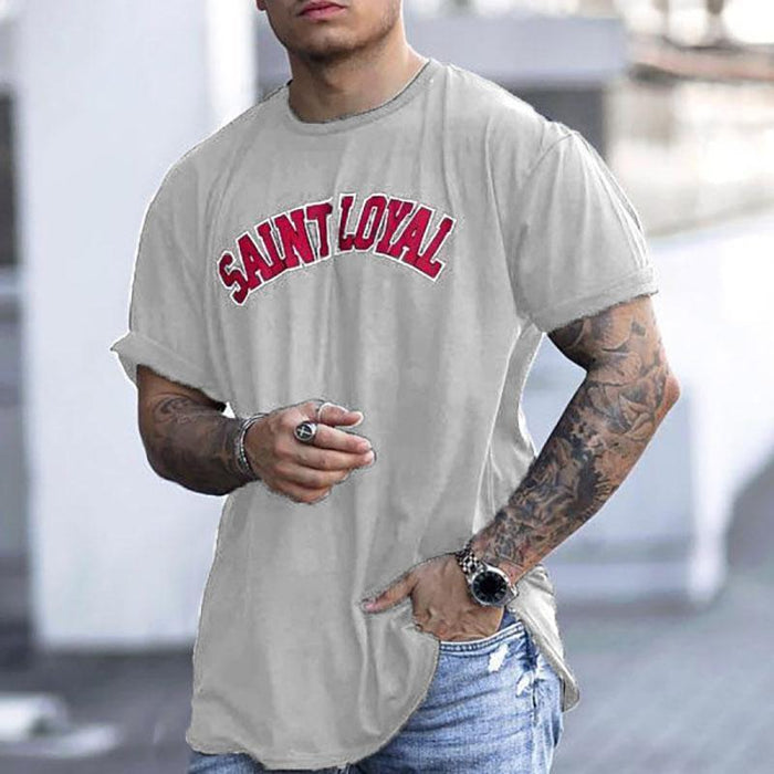 Men's Round Neck T-shirt Casual