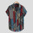 Colorful Striped Geometric Casual Shirt