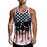 Men's Casual Fashion Printed Sleeveless T-shirt
